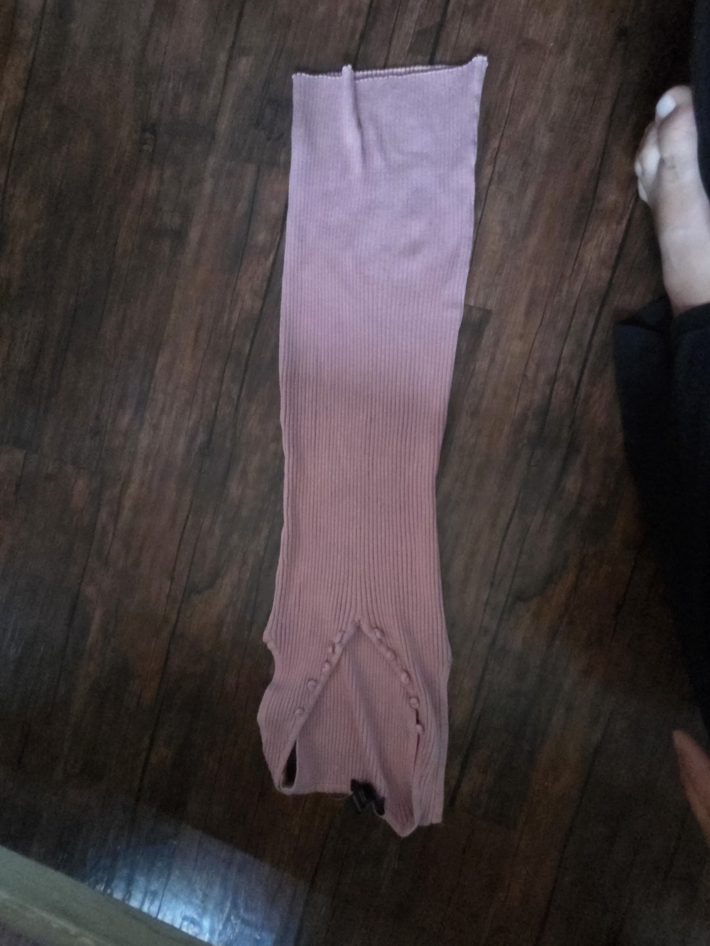 U2B Ribbed Maxi Dress in Pink Size Medium - Picture 3 of 5